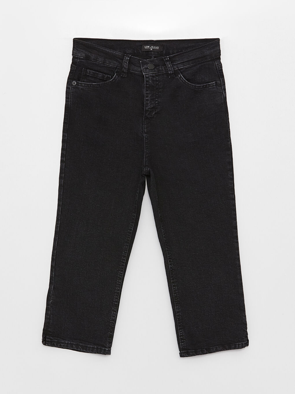 Normal Waist Slim Fit Women's Jean Capri -S3HO12Z8-327