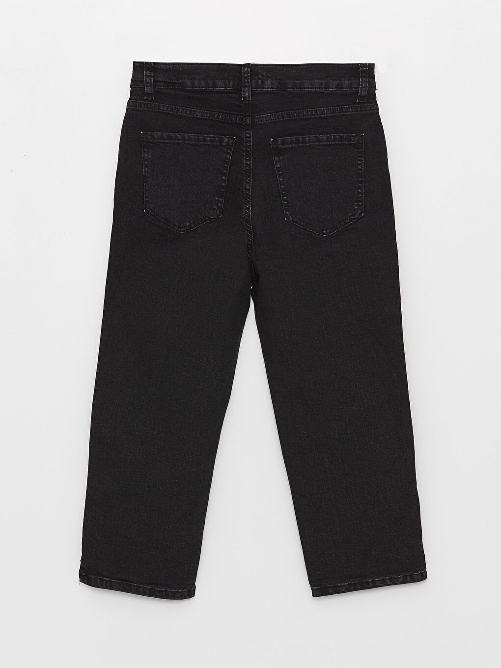 Normal Waist Slim Fit Women's Jean Capri -S3HO12Z8-327