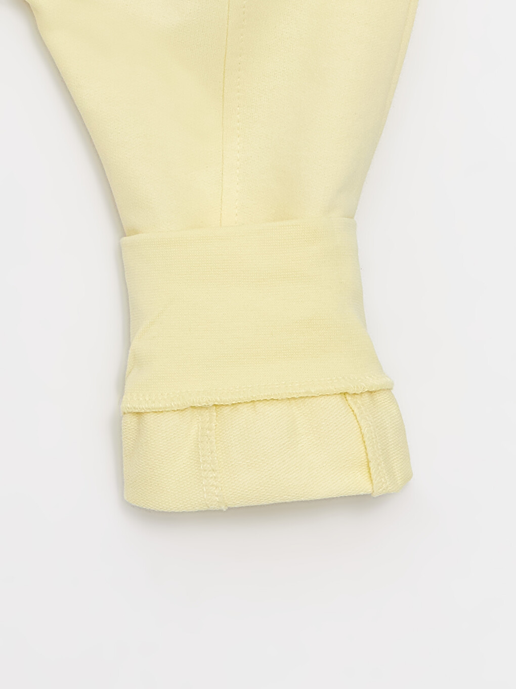 Sarı Beli Lastikli Basic Unisex Çocuk Eşofman Altı-2