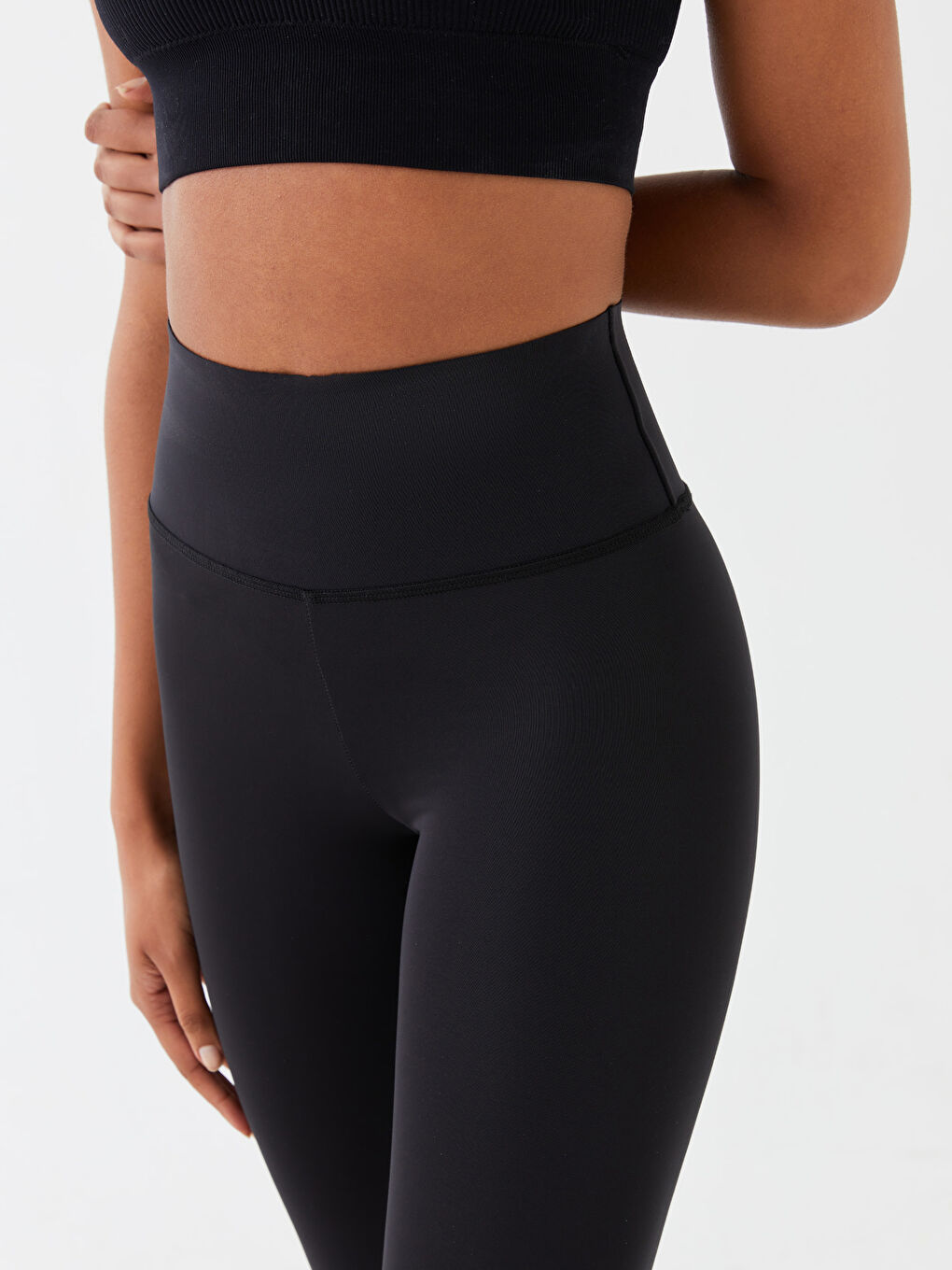 LCW ECO Elasticated Waist Women's Sports Leggings -S3HP08Z8-CVL