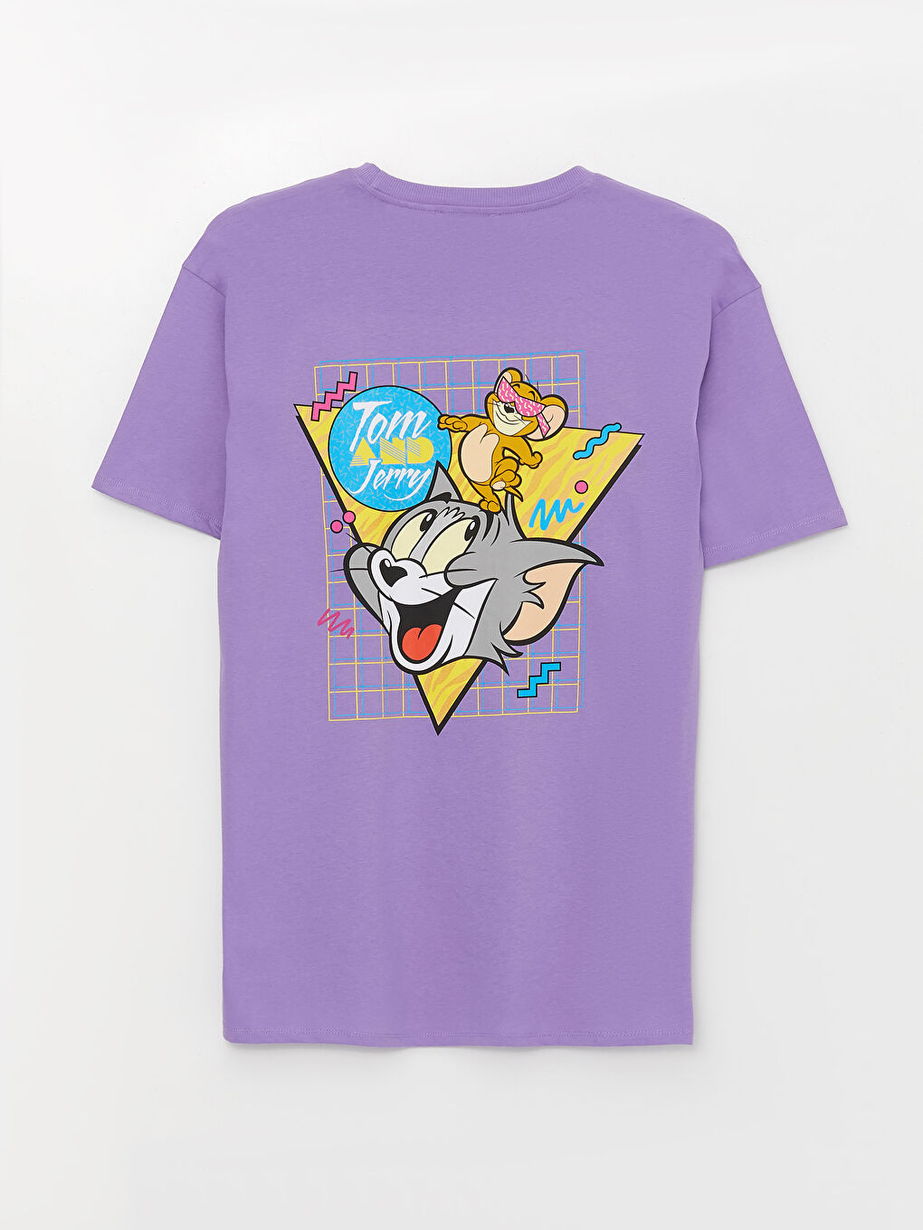 LCW Vision Crew Neck Tom & Jerry Printed Oversize Women's T-Shirt -S3HP15Z8-GPZ