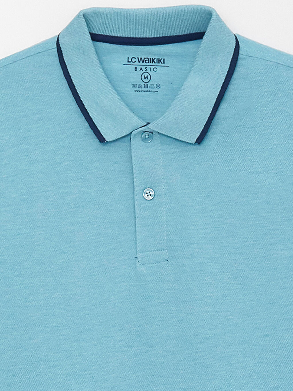 LCW ECO Polo Neck Short Sleeve Men's T-Shirt -S3HP16Z8-LDB