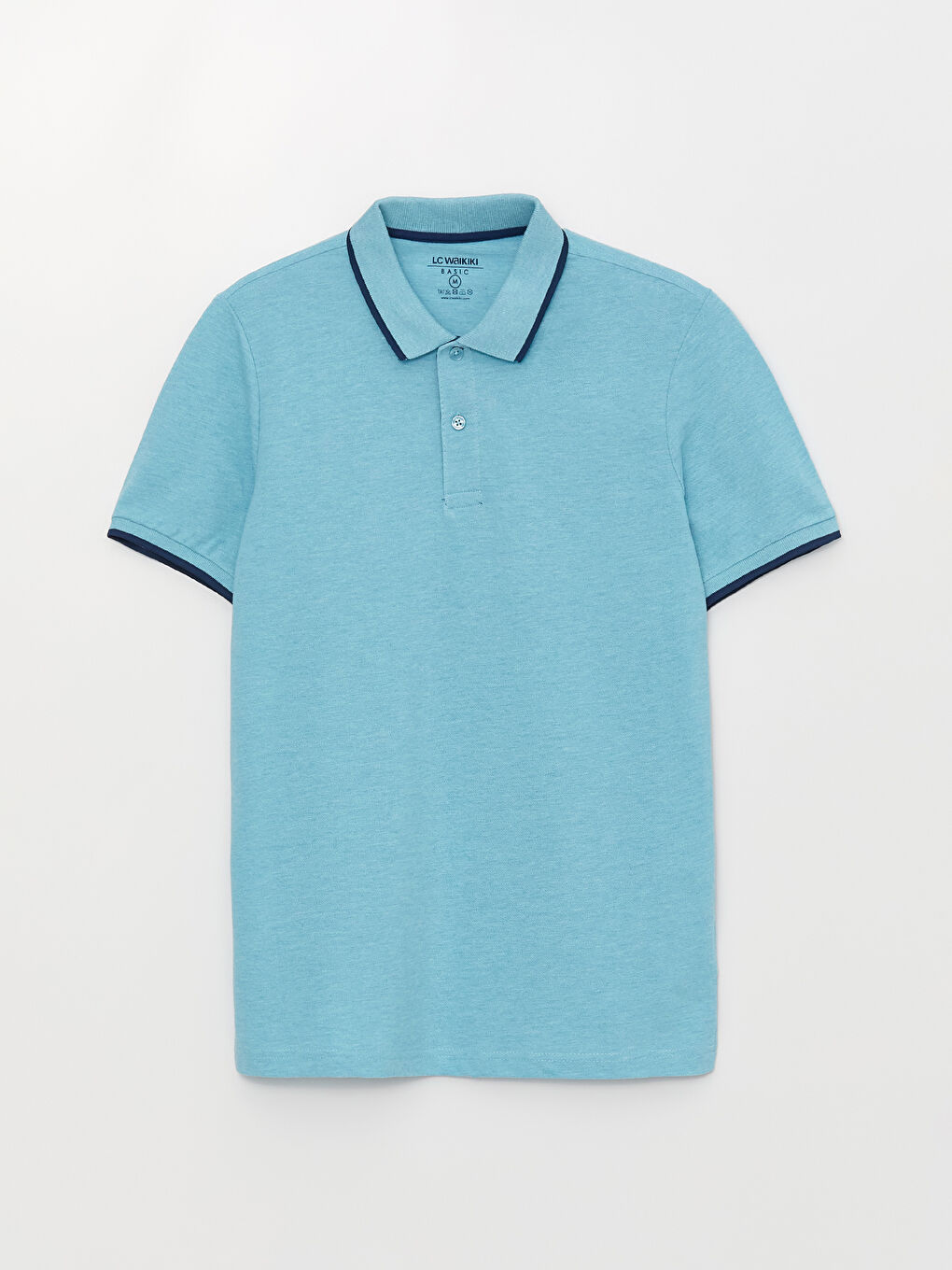 LCW ECO Polo Neck Short Sleeve Men's T-Shirt -S3HP16Z8-LDB