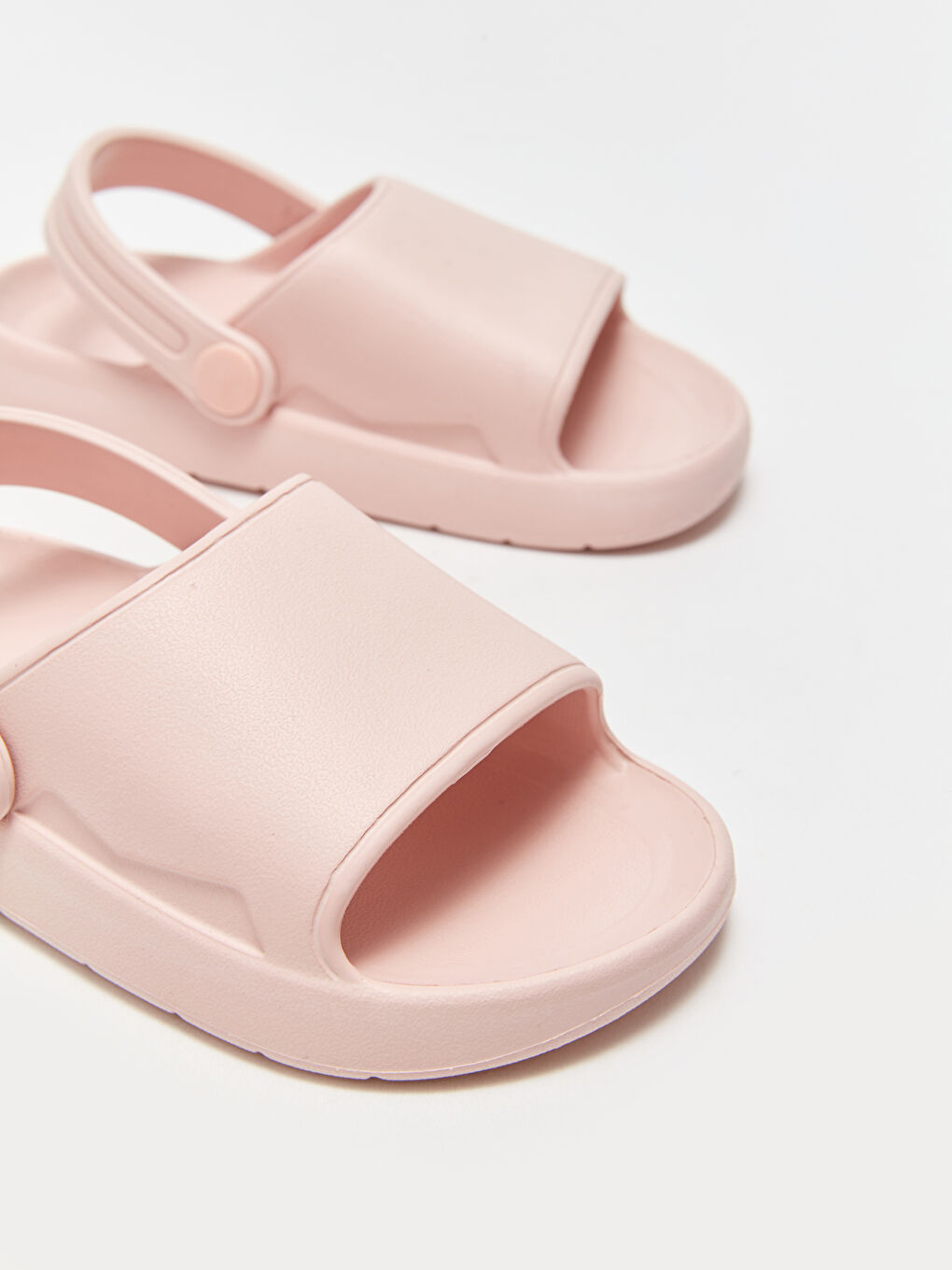 Pembe Baskılı Kız Bebek Sandalet-2