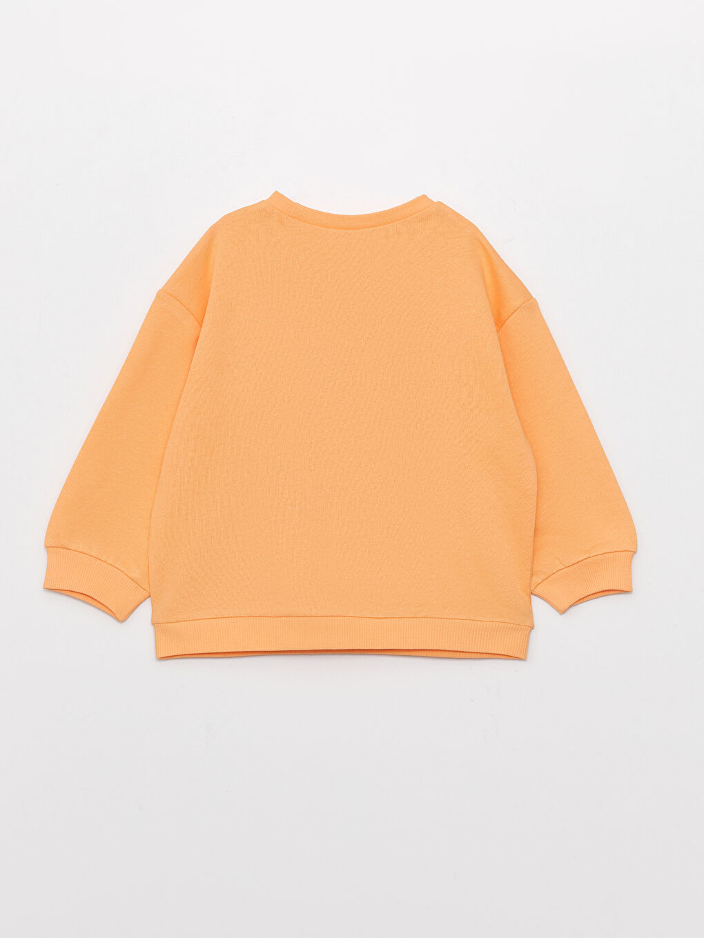 Crew Neck Long Sleeve Printed Baby Girls' Sweatshirt-1