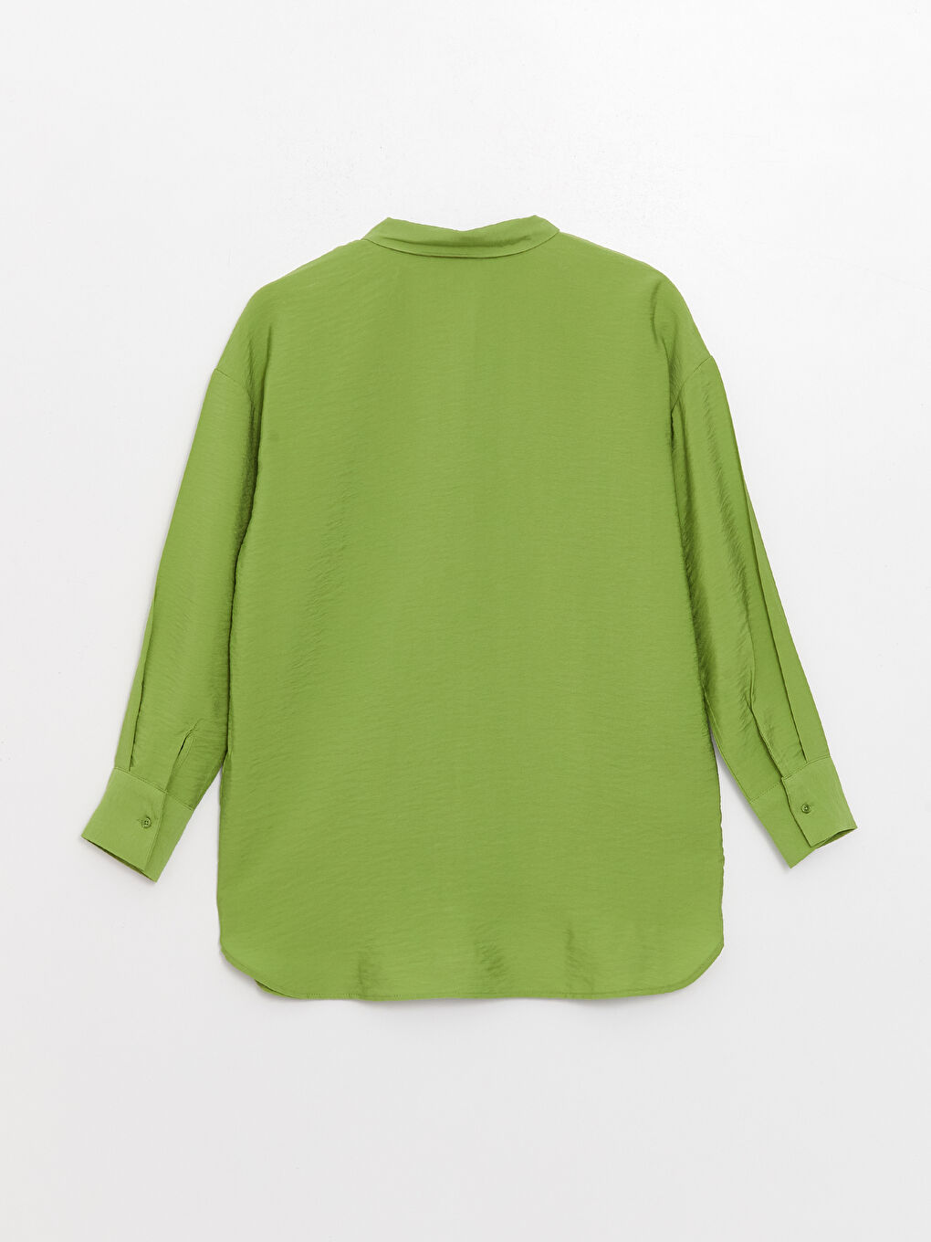 Plain Long Sleeve Oversize Women's Shirt Tunic-6