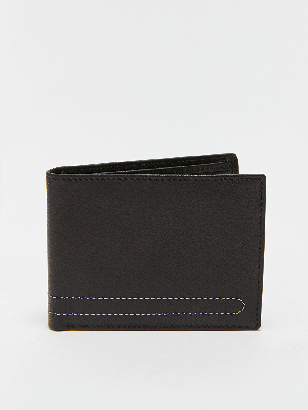 LCW ACCESSORIES Siyah Hakiki Deri Erkek Cüzdan