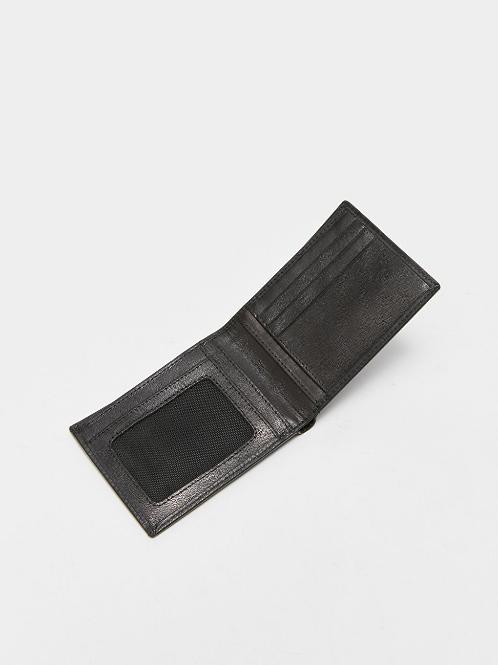LCW ACCESSORIES Siyah Hakiki Deri Erkek Cüzdan - 1