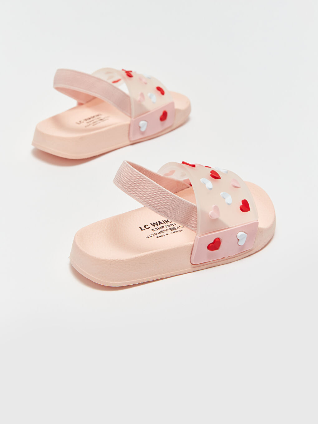 Single Band Elastic Baby Girl Beach Slippers-4