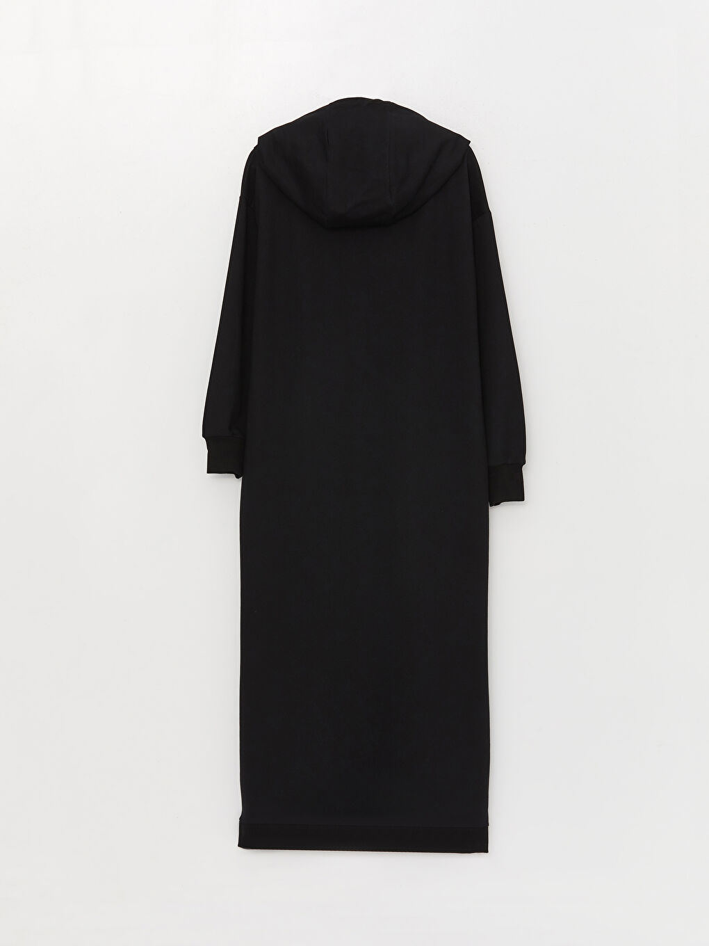 LCW Modest Gerades Langärmeliges Oversize Kleid Für Damen Mit Kapuze -S3HP88Z8-RQL