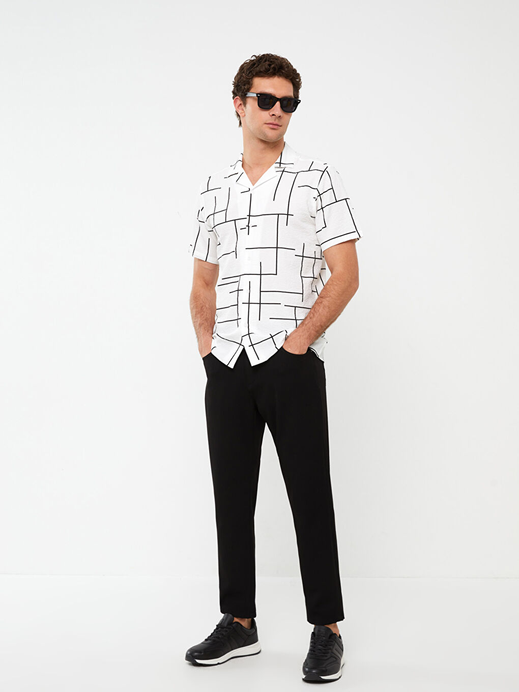 Siyah Slim Fit Erkek Pantolon