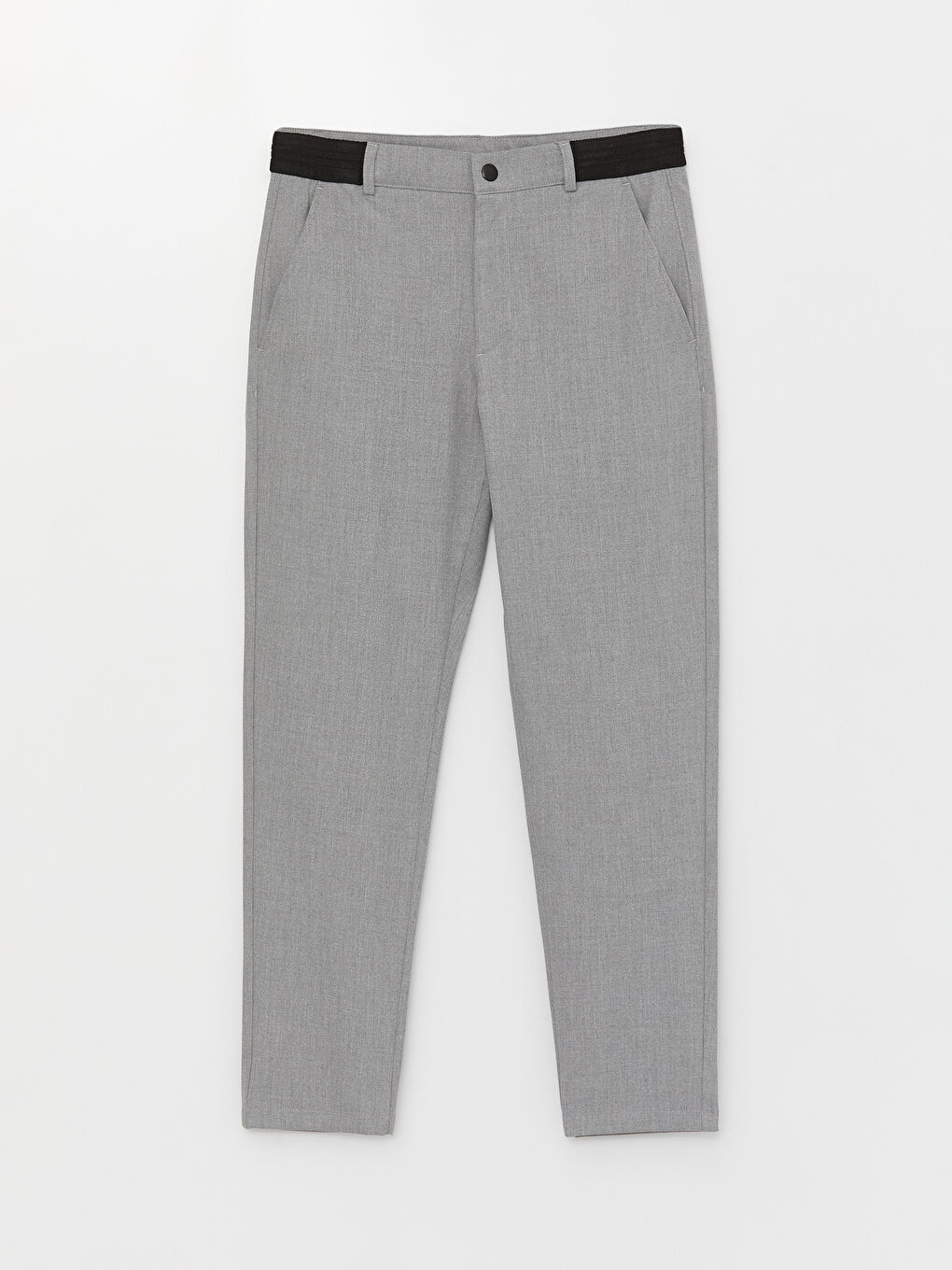 Gri Slim Fit Erkek Pantolon-5