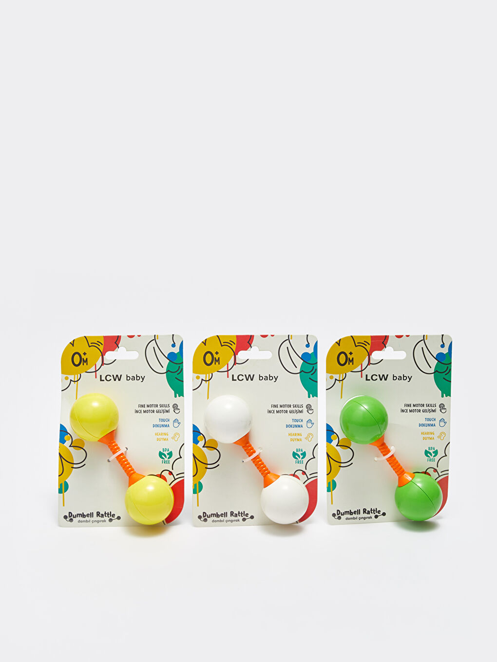 LCW baby Baby Barbell Rattle Toy -S3HQ15Z1-QBC