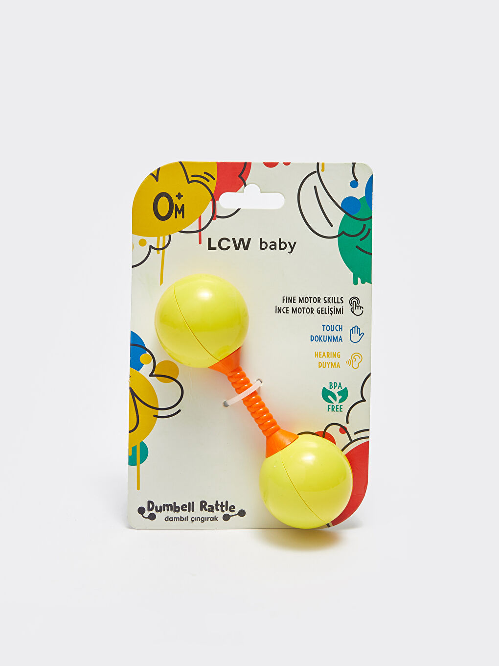 LCW baby Baby Barbell Rattle Toy -S3HQ15Z1-QBC