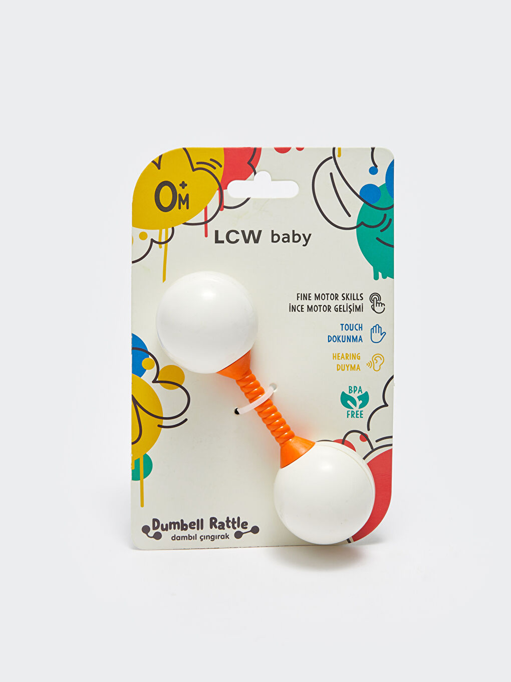 LCW baby Baby Barbell Rattle Toy -S3HQ15Z1-QBC
