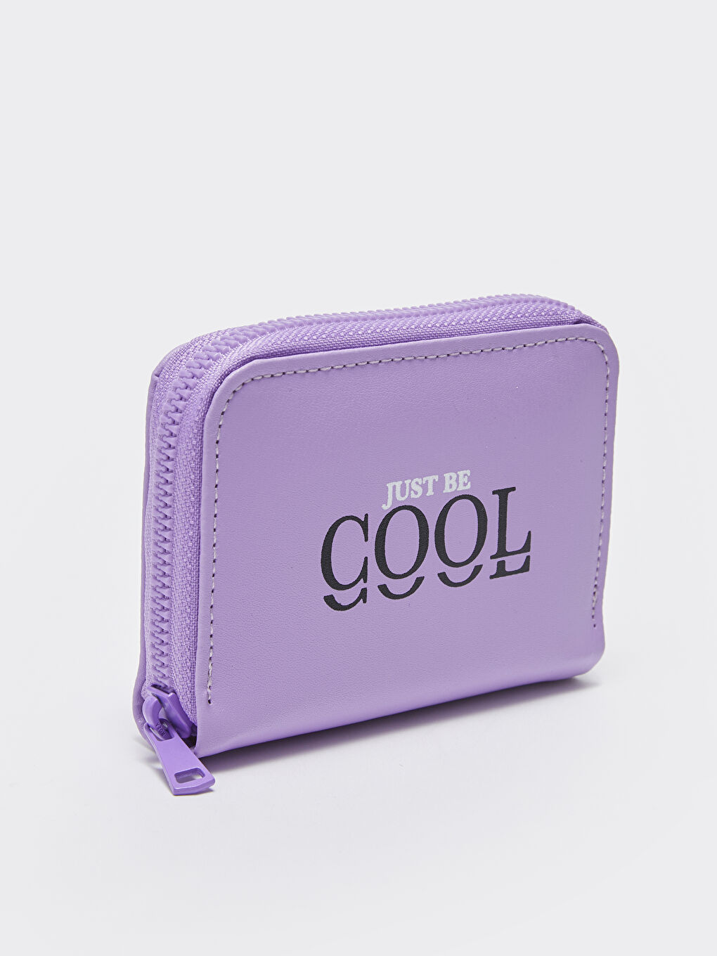 Lila Baskılı Kız Çocuk Cüzdan-1