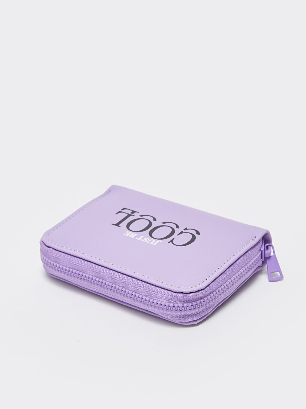 Lila Baskılı Kız Çocuk Cüzdan-2