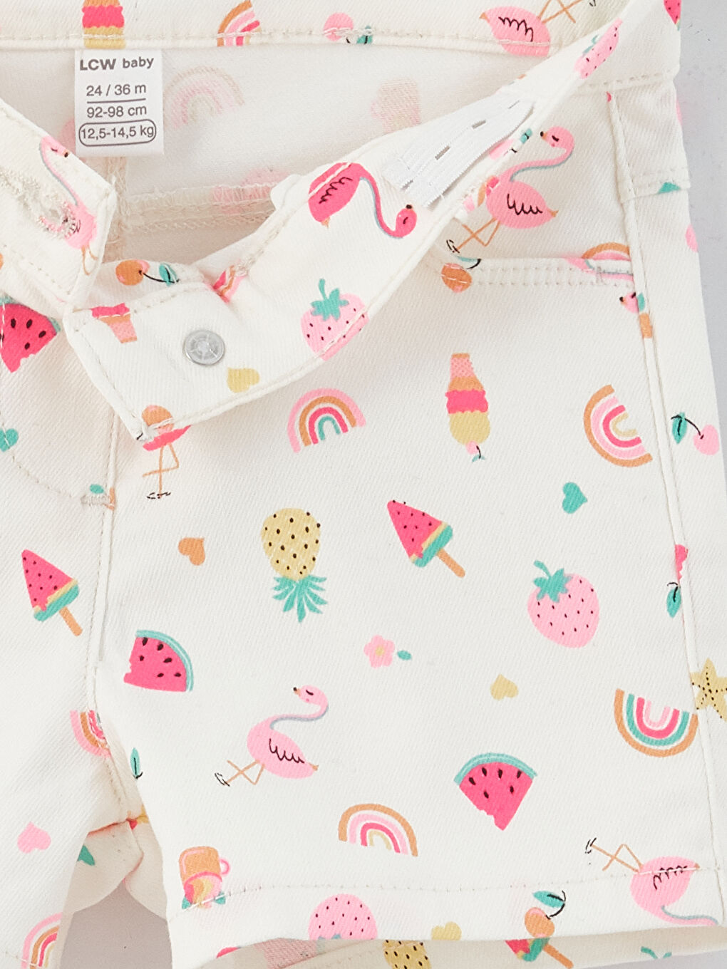 Desenli Kız Bebek Şort-2