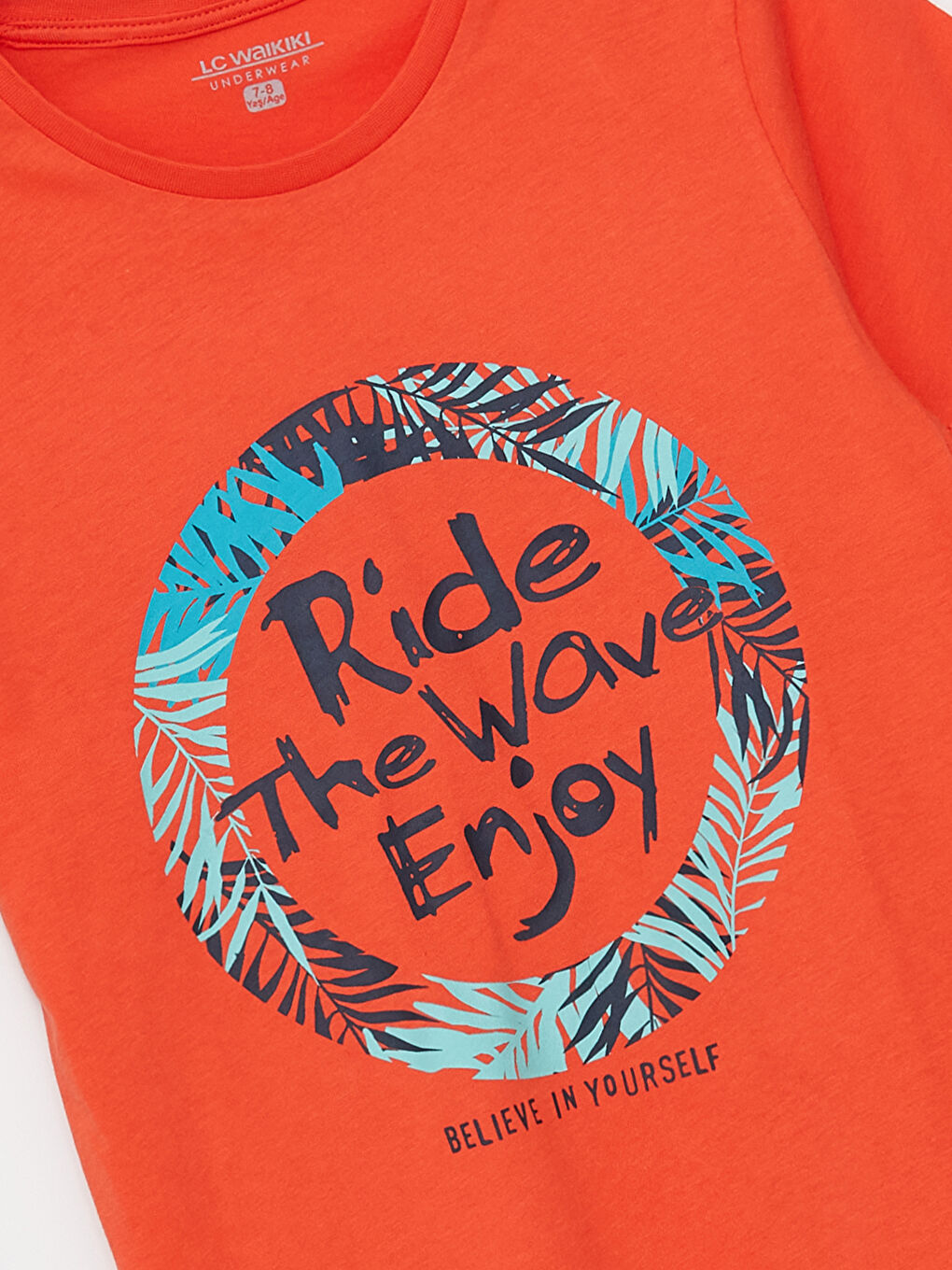 Kırmızı Bisiklet Yaka Baskılı Kısa Kollu Erkek Çocuk Şortlu Pijama Takımı-3