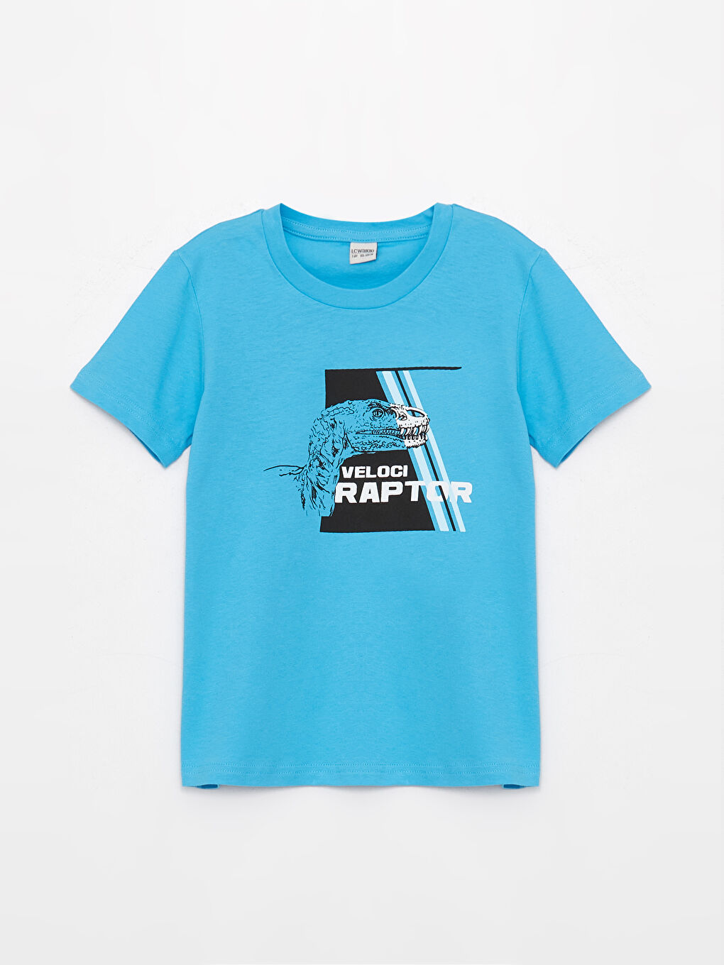 Crew Neck Printed Short Sleeve Boys' T-Shirt