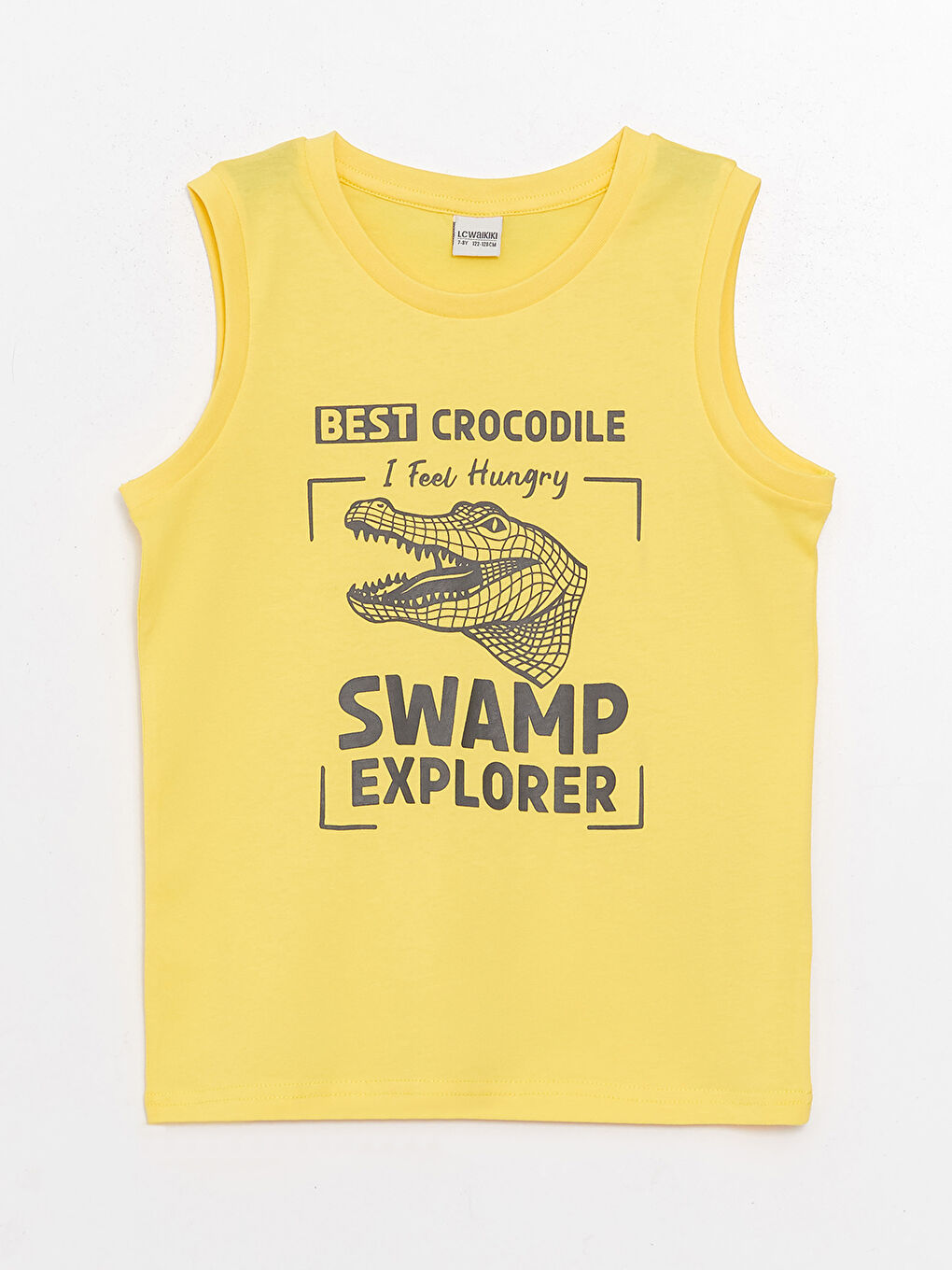 Crew Neck Printed Boys' Vest