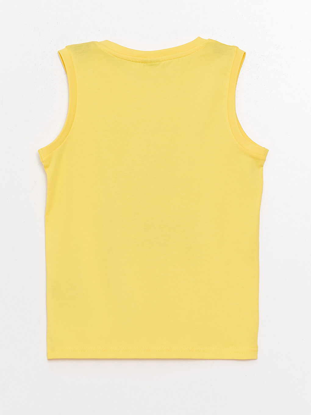 Crew Neck Printed Boys' Vest-1