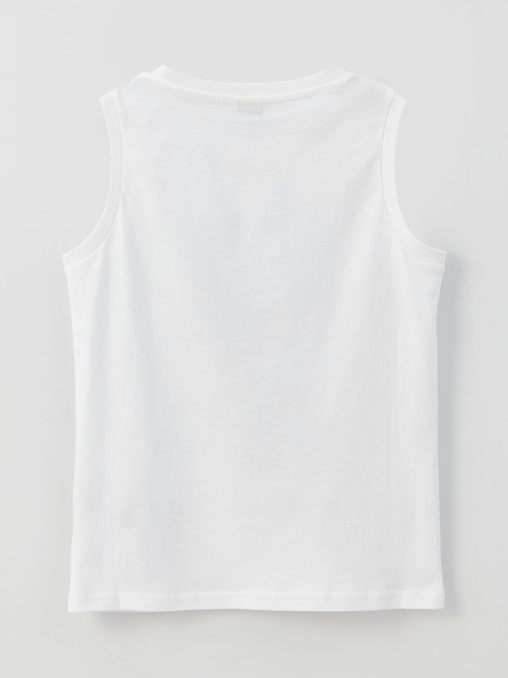 Crew Neck Printed Boys' Vest-1