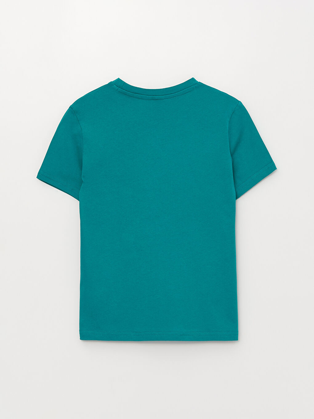 Crew Neck Printed Short Sleeve Boys' T-Shirt-1