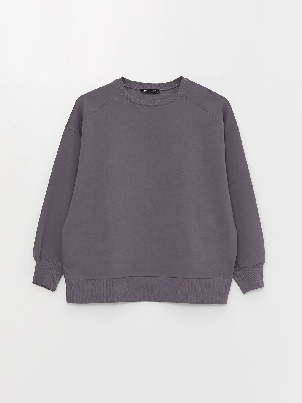 Crew Neck Oversize Women's Sweatshirt-5