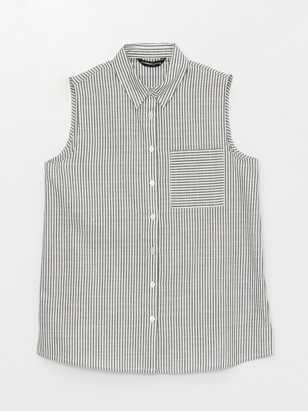 Striped Cotton Women's Shirt-5