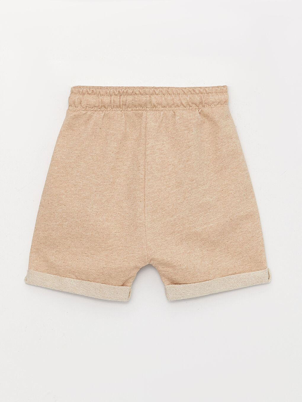 Bej Basic Erkek Bebek Şort-5
