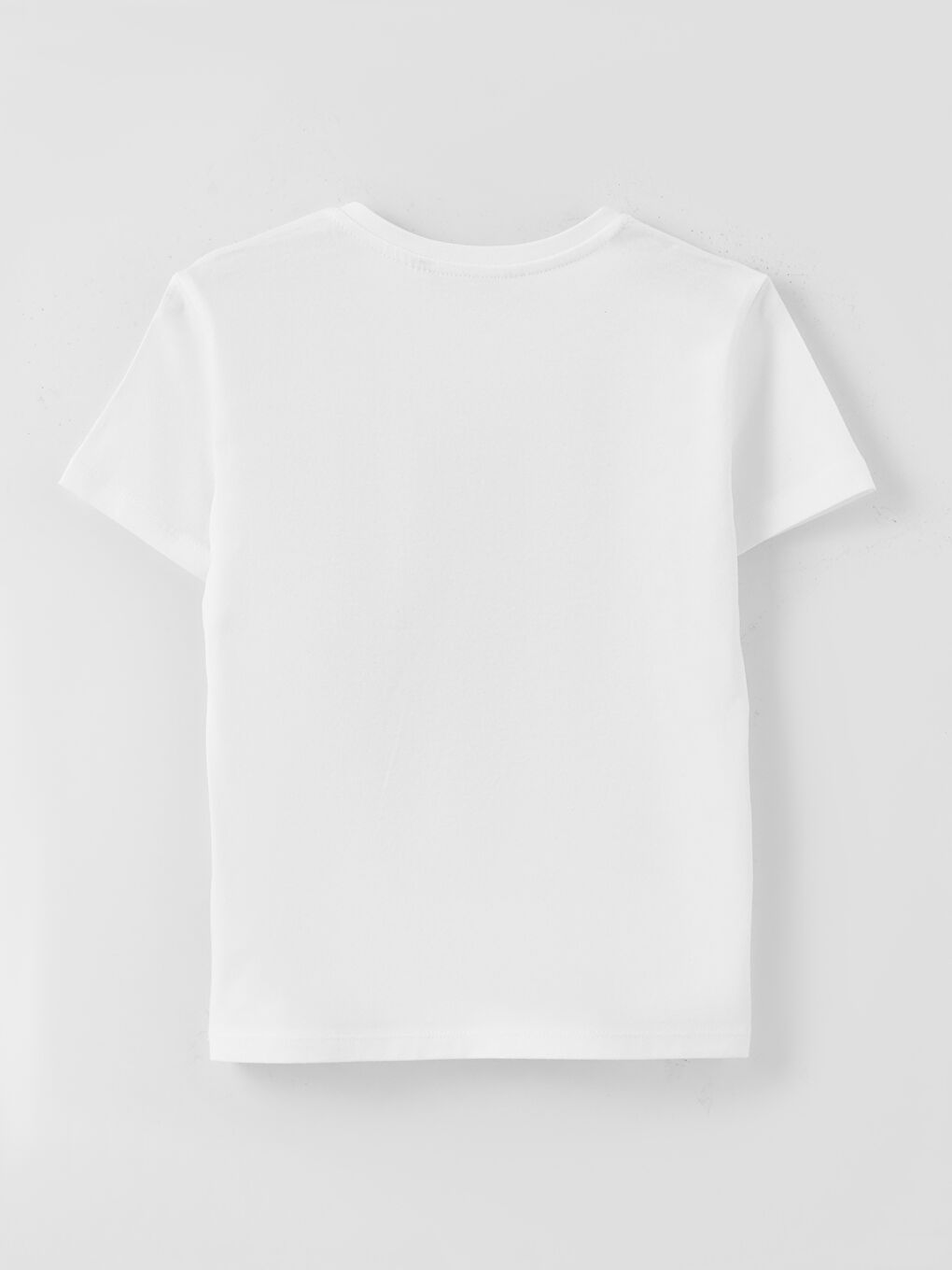 تي شيرت للأولاد ياقة دائرية مريح وواسع شوية مطبوع-1