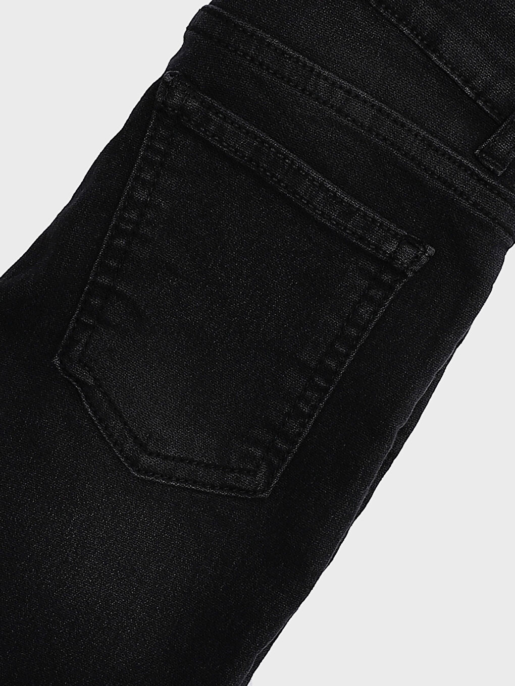 Adjustable Elastic Waist Boys' Jeans-3