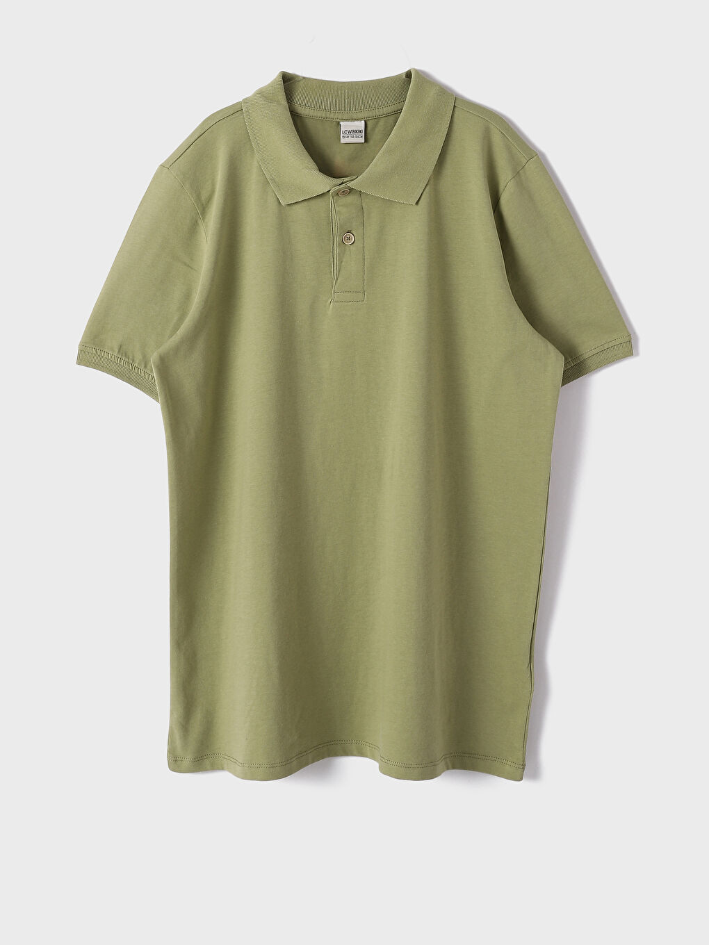 تيشيرت ياقة بولو سادة كم قصير للأولاد