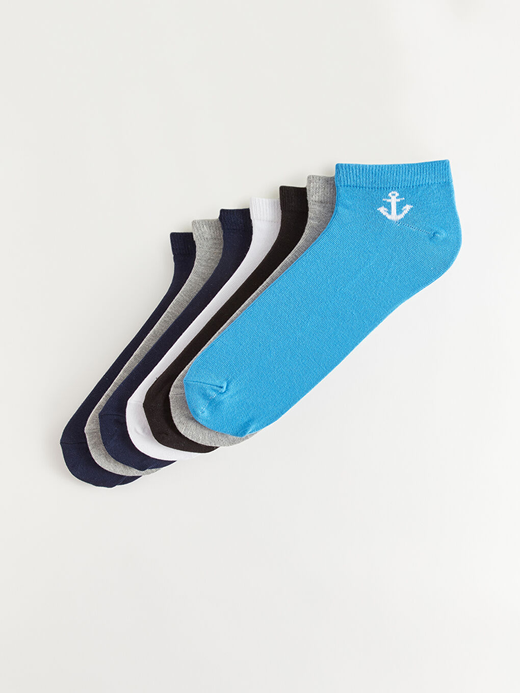 جوارب رياضية منقوشة للرجال - عبوة ٧ قطع-1