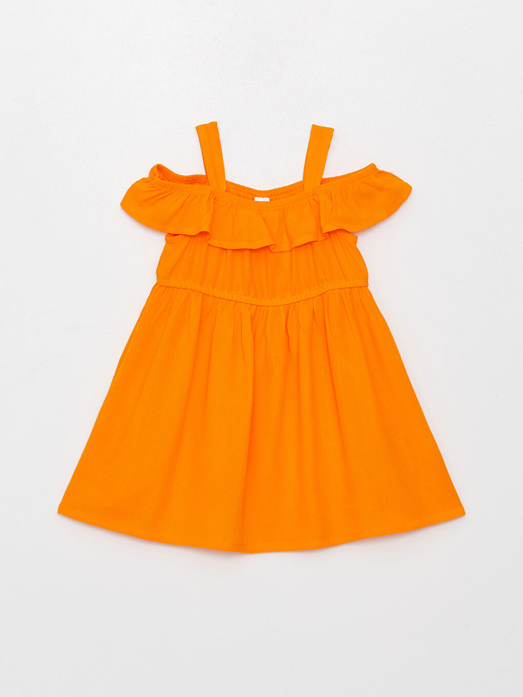 فستان بنت صغيرة بياقة سلاش تطابق الأم والابنة-3