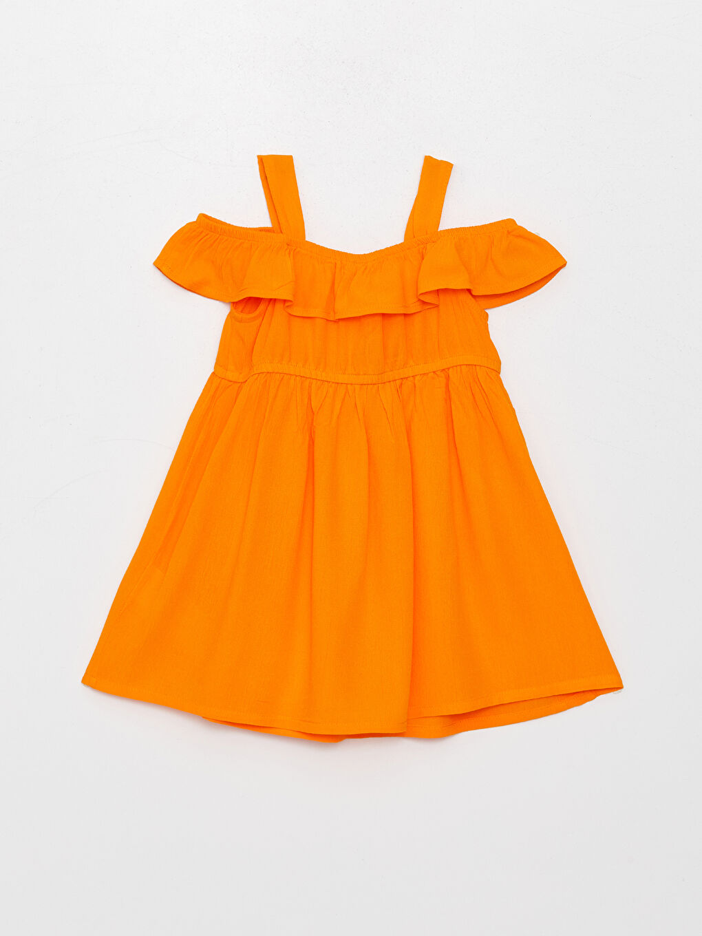 فستان بنت صغيرة بياقة سلاش تطابق الأم والابنة-4