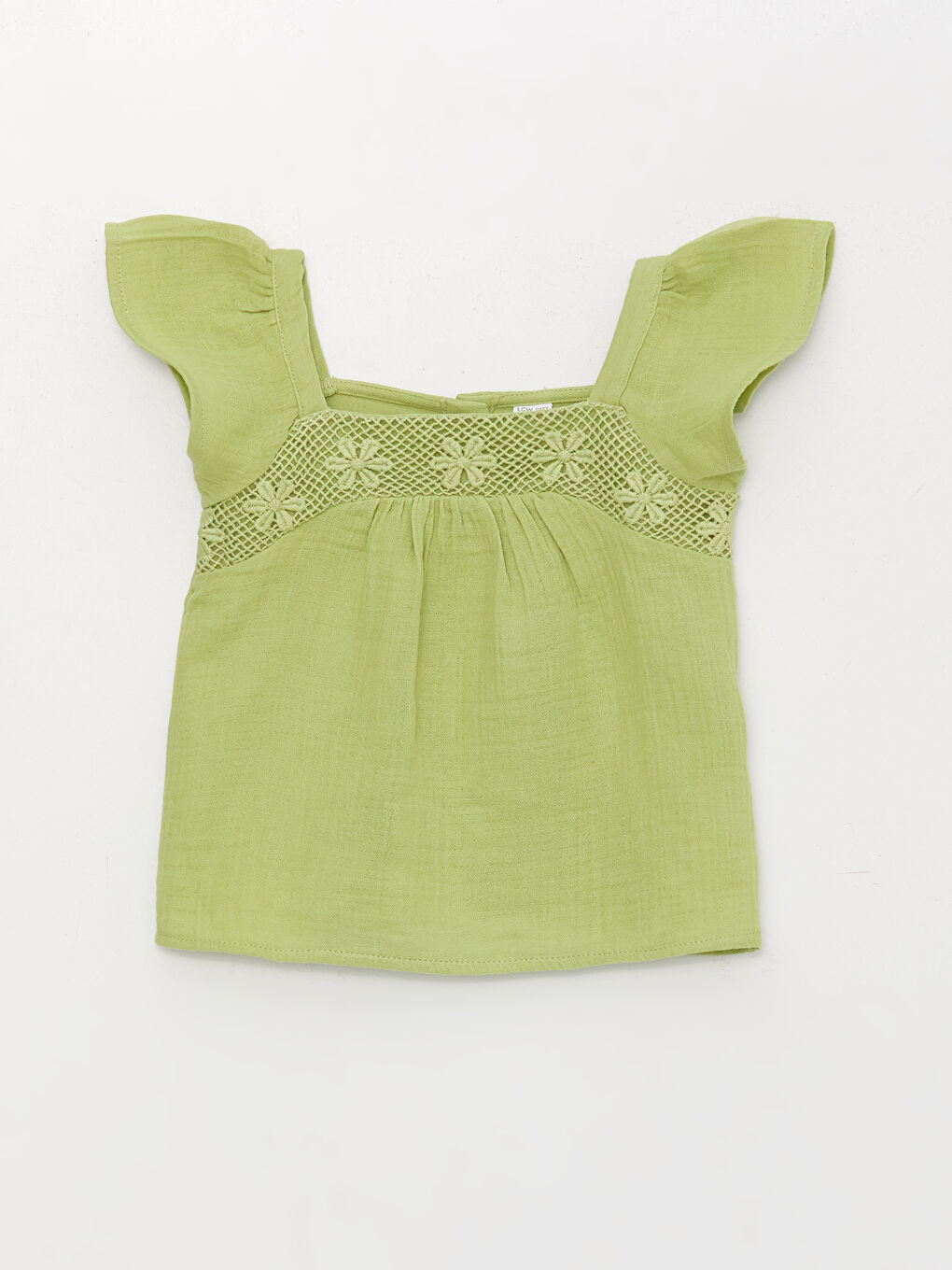 Blouse et Shorts à Col Carré et Manches Courtes pour Bébé Filles - Lot de 2-1