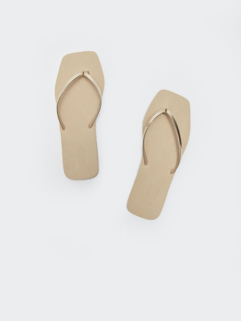 Bej Kadın Parmak Arası Terlik-2