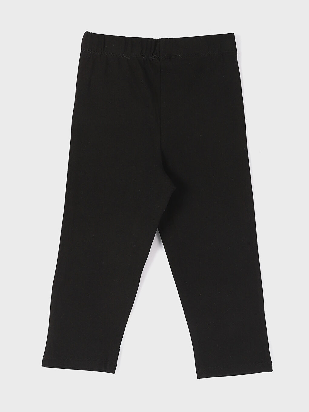 Girl's Elastic Waist Striped 3/4 Boy Tights-1