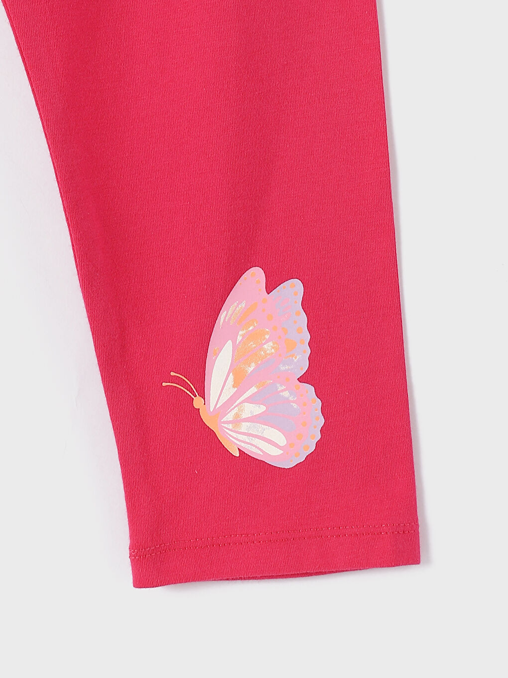 Girls' Printed 3/4 Length Leggings with Elastic Waist-3