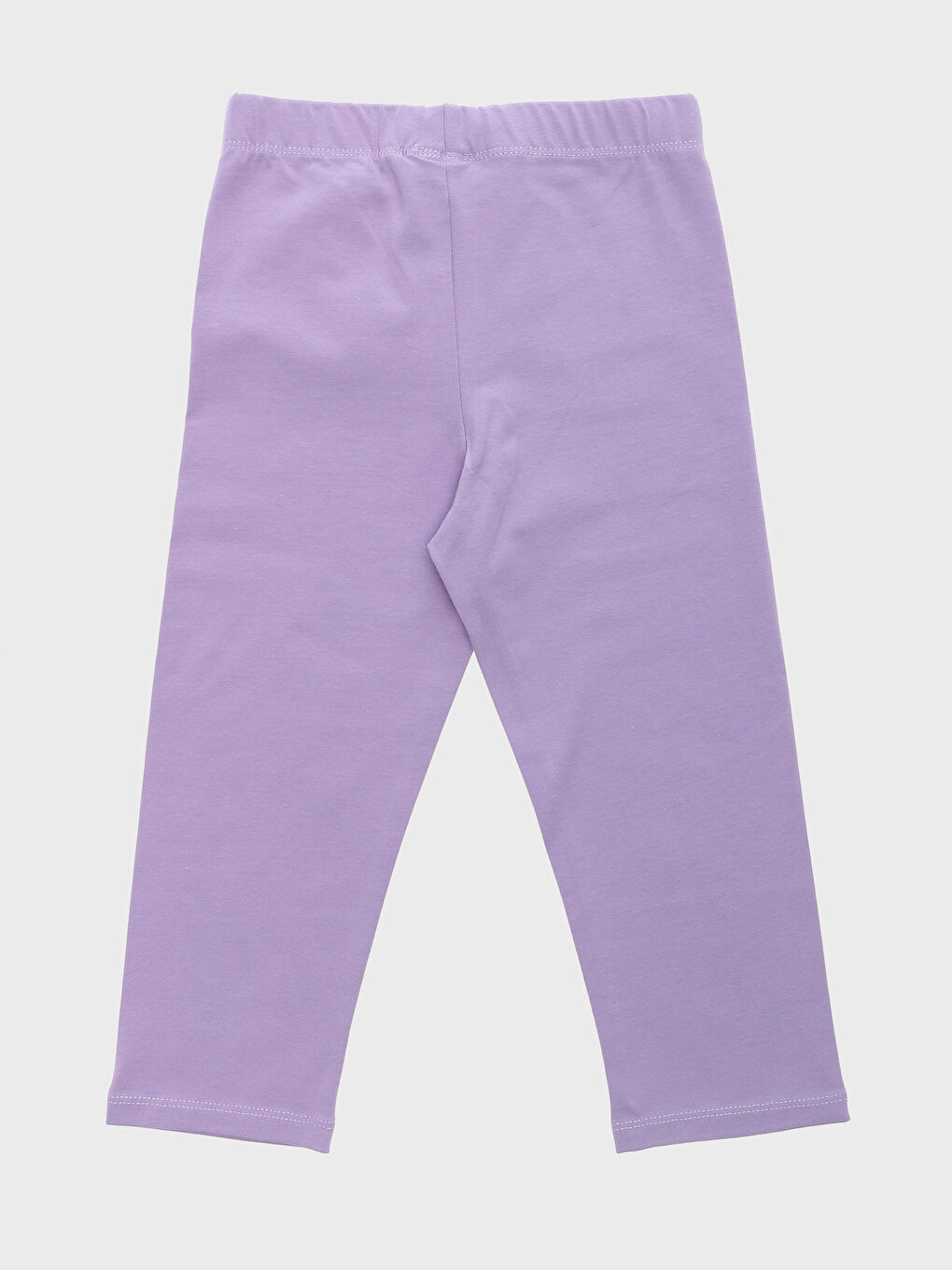 Girls' Printed 3/4 Length Leggings with Elastic Waist-1