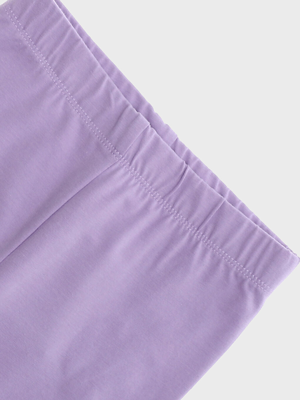 Girls' Printed 3/4 Length Leggings with Elastic Waist-3