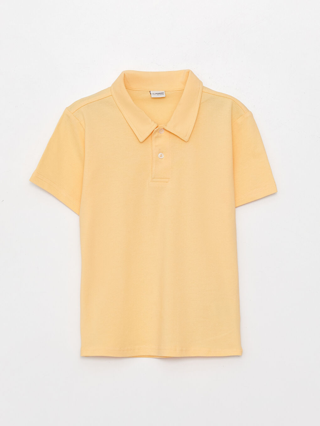 Polo Neck Basic Short Sleeve Boys' T-Shirt