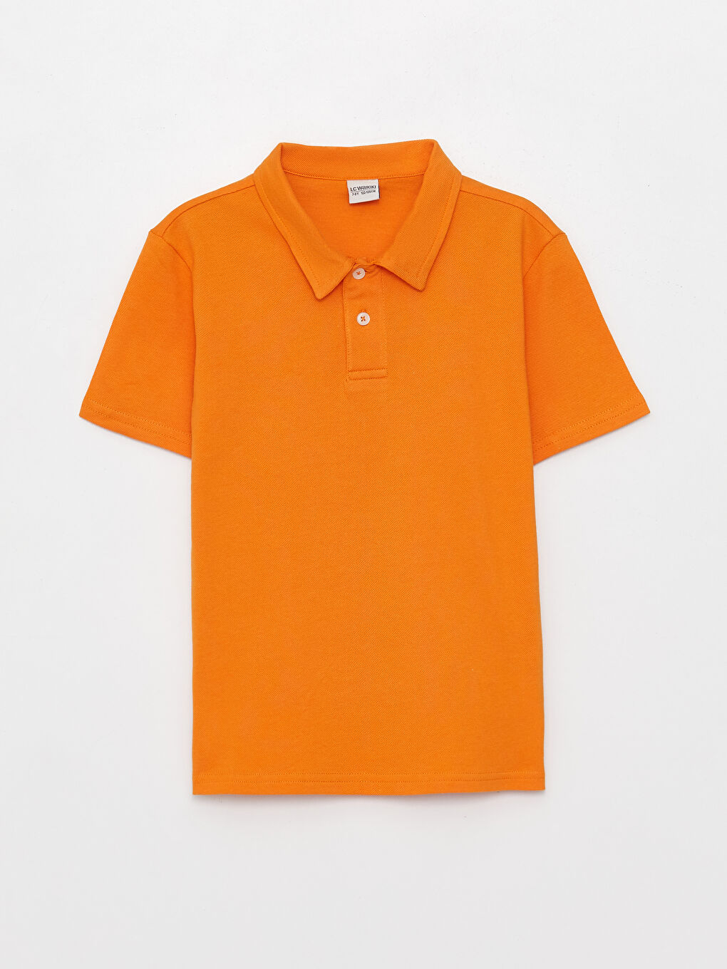 Polo Neck Basic Short Sleeve Boys' T-Shirt
