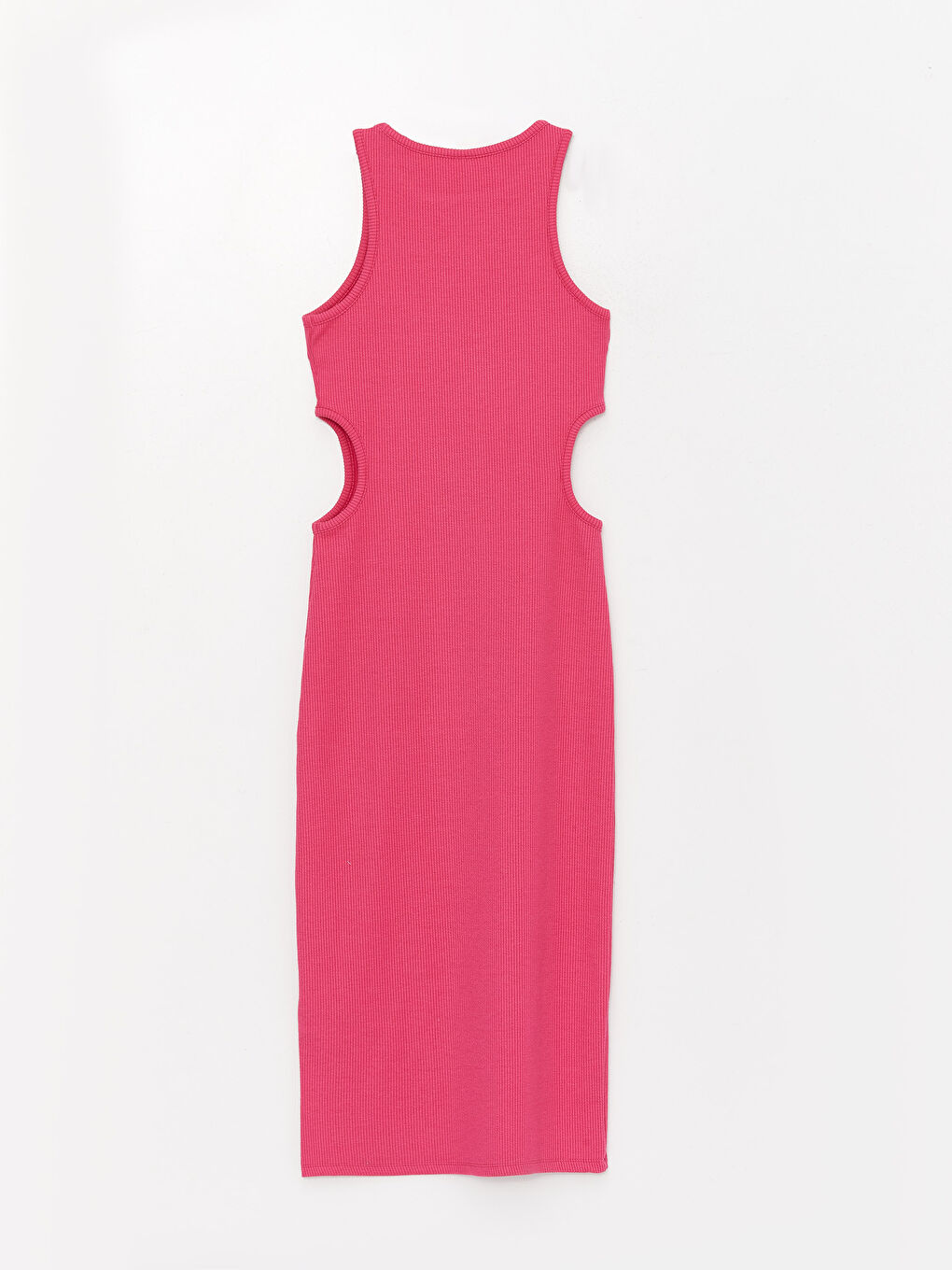 Crew Neck Plain Women's Beach Dress -S3HV13Z8-HXS