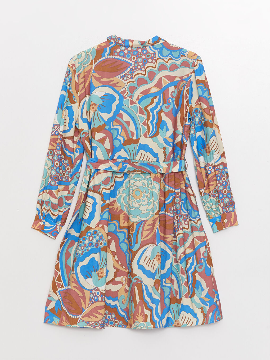 Patterned Women's Shirt Tunic-6