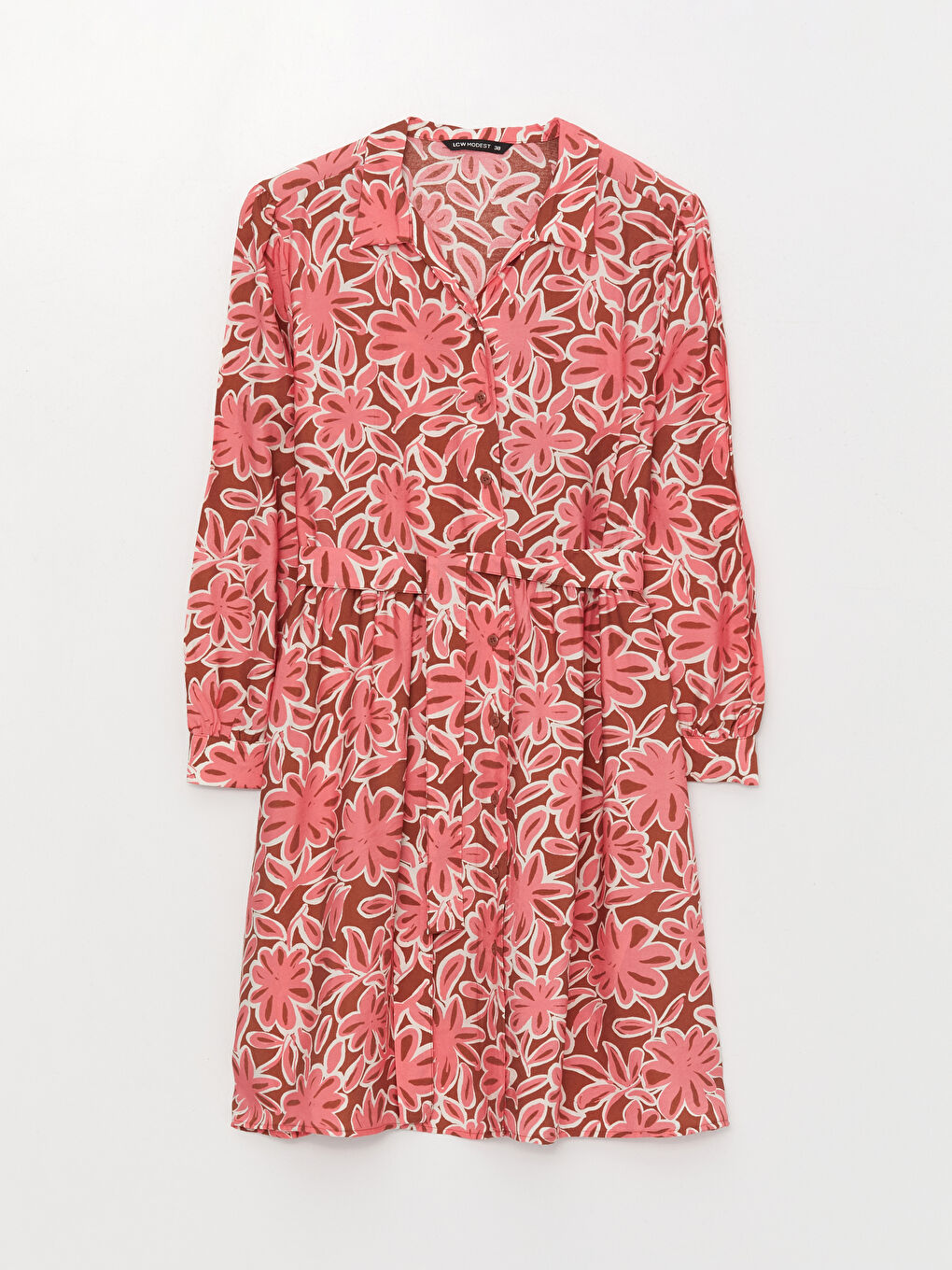 Patterned Women's Shirt Tunic-5