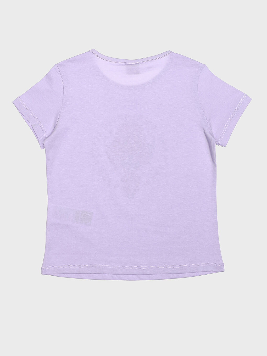 Crew Neck Printed Short Sleeve Girls' T-Shirt-1
