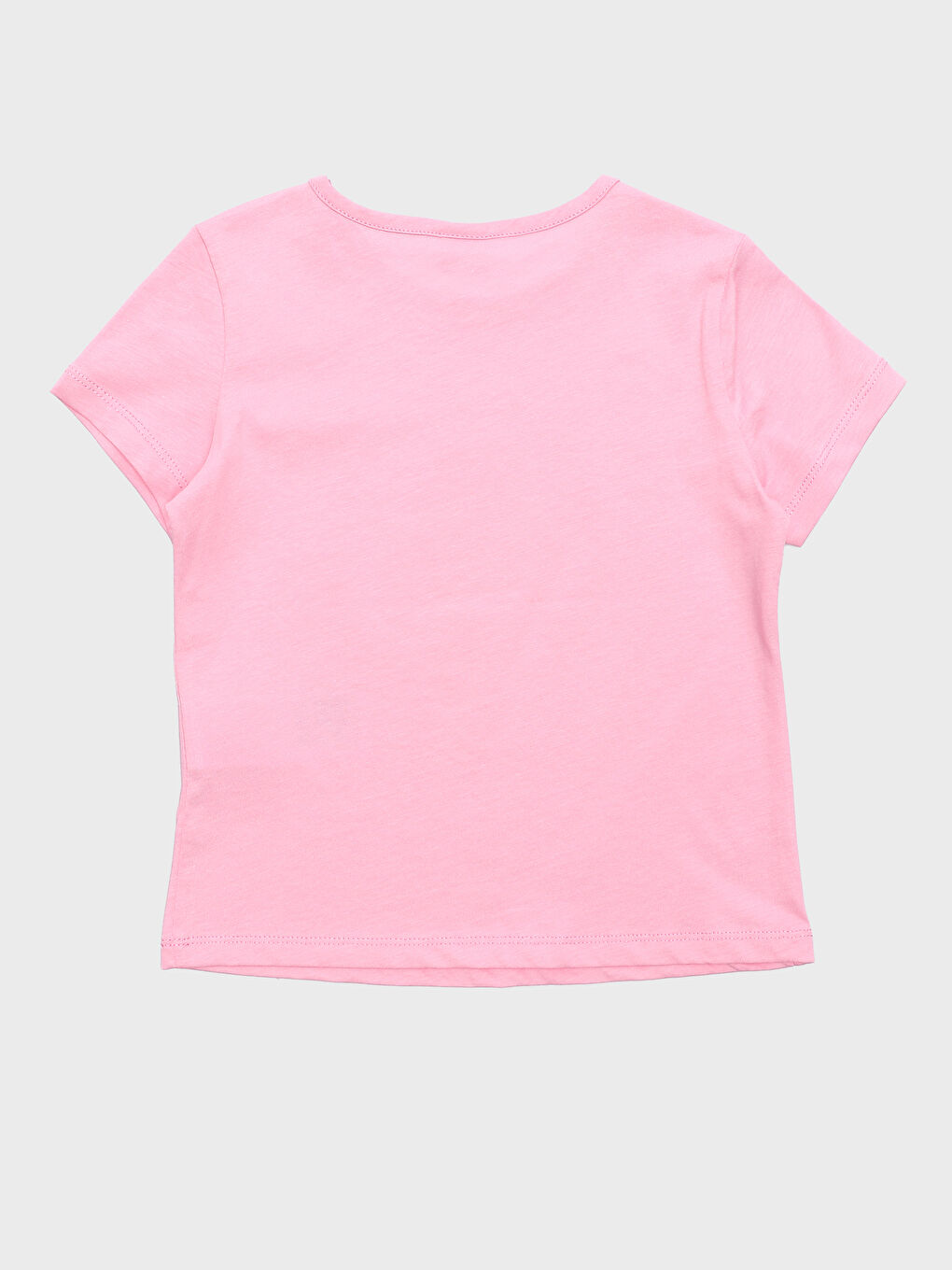 LC Waikiki Crew Neck Printed Short Sleeve Girls' T-Shirt -S3HV37Z4-GA5